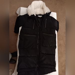 Larry Levine Women's Hooded Puffer Coat
